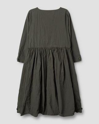 SanDahlia jurk Ewa i Walla dress cotton Alicia 55913 AW25 forest green Ewa i Walla dress cotton Alicia 55913 AW25 forest green