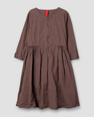 SanDahlia jurk Ewa i Walla dress cotton Alicia 55913 AW25 peppercorn Ewa i Walla dress cotton Alicia 55913 AW25 peppercorn