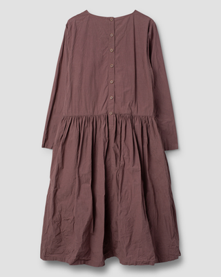 SanDahlia jurk Ewa i Walla dress cotton Britt 55916 AW25 peppercorn Ewa i Walla dress cotton Britt 55916 AW25 peppercorn