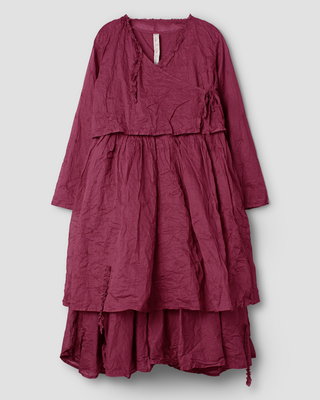 SanDahlia jurk Ewa i Walla dress embroidered organdie Carola 55917 AW25 dark plum Ewa i Walla dress embroidered organdie Carola 55917 AW25 dark plum