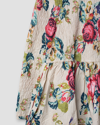 SanDahlia jurk Ewa i Walla dress flower cotton Deana 55921 AW25 original Ewa i Walla dress flower cotton Deana 55921 AW25 original