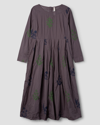 SanDahlia jurk Ewa i Walla dress embroidered cotton Jade 55934 AW25 original Ewa i Walla dress embroidered cotton Jade 55934 AW25 original