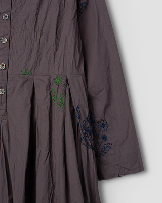 SanDahlia jurk Ewa i Walla dress embroidered cotton Jade 55934 AW25 original Ewa i Walla dress embroidered cotton Jade 55934 AW25 original