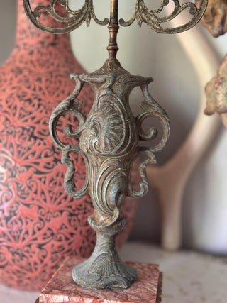 SanDahlia kandelaar Vintage 3 armige kandelaar