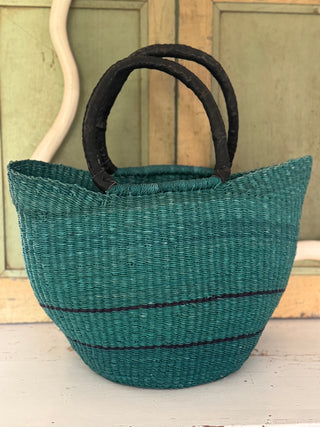 SanDahlia tassen Mand ovaal petrol Mand ovaal petrol