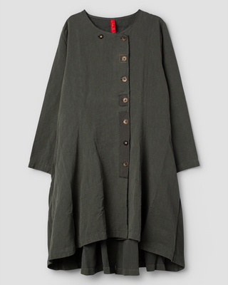 SanDahlia tuniek Ewa i Walla Jas twill Embla 66774 AW25 forest green Ewa i Walla Jas twill Embla 66774 AW25 forest green