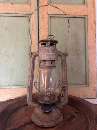 SanDahlia lantaren Vintage metalen Lantaren olielamp creme Vintage metalen Lantaren olielamp creme