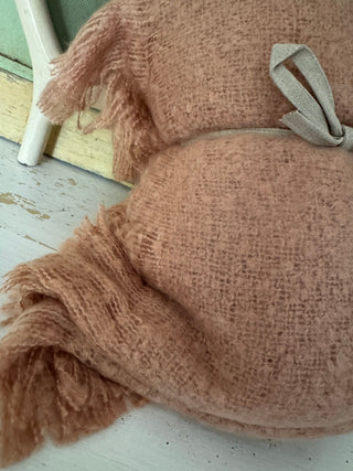 SanDahlia dekens & plaids Gebreide plaid / deken nude Gebreide plaid / deken nude