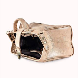 Doenya Leather Fashion Leren tas 'Petit': Ivoor Leren tas 'Petit': Ivoor