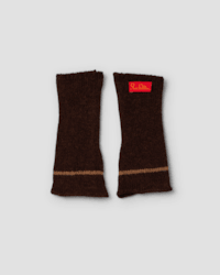 SanDahlia Accessoires Ewa i Walla Polswarmers Rana Alpaca Knit 77572 AW23 Brown