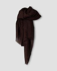SanDahlia Accessoires Ewa i Walla Sjaal Judy Wool 77574 AW23 Brown