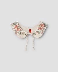 SanDahlia Accessoires Ewa i Walla Karla Collar Linen 77579 AW23 Cream