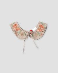 SanDahlia Accessoires Ewa i Walla Karla Collar Linen 77579 AW23 Walnut