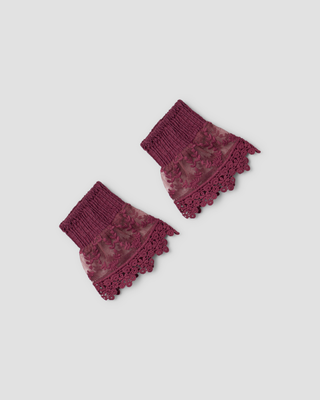 SanDahlia Ewa i Walla Wrist detail cotton Mariett 77614 AW25 dark plum Ewa i Walla Wrist detail cotton Mariett 77614 AW25 dark plum