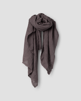 SanDahlia sjaal Ewa i Walla shawl cotton Judy 77620 AW25 graphite Ewa i Walla shawl cotton Judy 77620 AW25 graphite