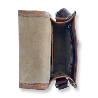 Louisa lee Lederen schoudertas van 18 cm Lederen schoudertas van 18 cm