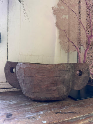 SanDahlia schaal Nepalese houten schaal