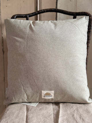 SanDahlia Kussens Sierkussen velvet redbush ecru ornament Sierkussen velvet roze ornament goround