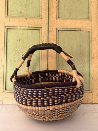 SanDahlia tassen Mand natuur rond groot Mand natuur rond groot