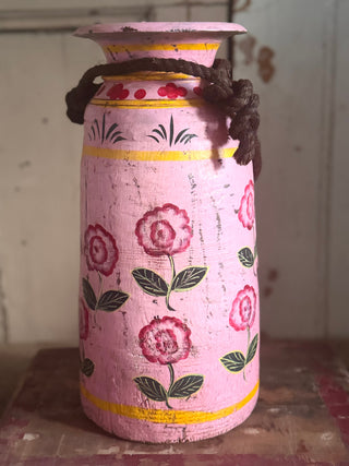 SanDahlia vaas Nepalese vaas hout L Nepalese vaas hout L