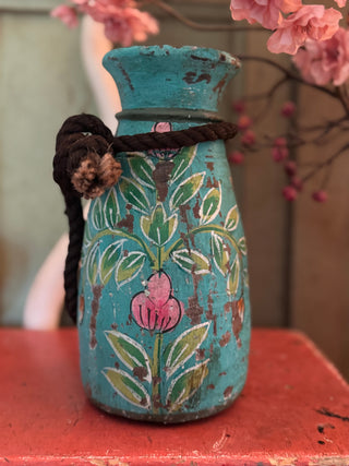 SanDahlia vaas Nepalese vaas Lalita india tuquoise S Nepalese vaas Lalita india tuquoise S