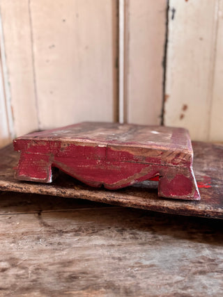 SanDahlia dienblad Handgemaakt houten serveer tafeltje S Handgemaakt houten serveer tafeltje S