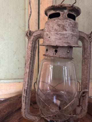 SanDahlia lantaren Vintage metalen Lantaren olielamp creme Vintage metalen Lantaren olielamp creme