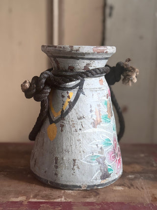 SanDahlia vaas Nepalese vaas Lalita india grijs S Nepalese vaas Lalita india grijs S