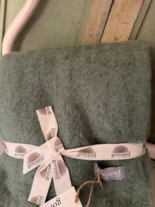 SanDahlia dekens & plaids Wollen plaid / deken army Wollen plaid / deken army