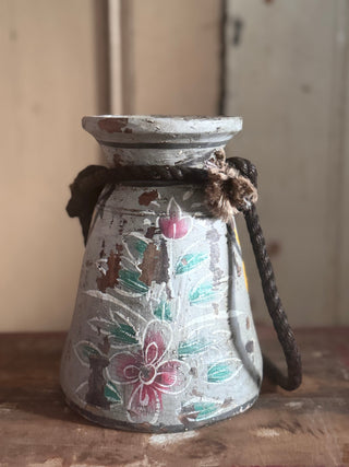 SanDahlia vaas Nepalese vaas Lalita india grijs S Nepalese vaas Lalita india grijs S