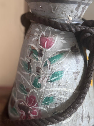 SanDahlia vaas Nepalese vaas Lalita india grijs S Nepalese vaas Lalita india grijs S