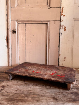 SanDahlia dienblad Handgemaakt houten serveer tafeltje L Handgemaakt houten serveer tafeltje L