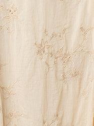 SanDahlia Röcke One Size Ewa i Walla Rok Rosa Embroidered Voile 22160 AW22 Powder