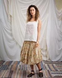 SanDahlia Röcke One Size Ewa i Walla Rok Doris Cotton 22179 SS23 Embroidered Voile