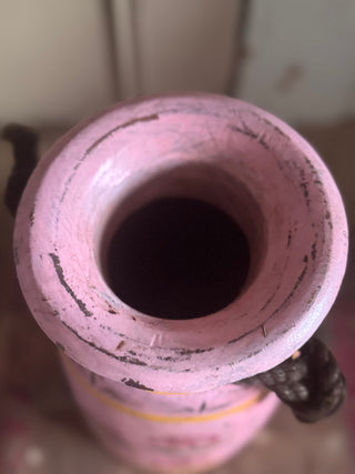 SanDahlia vaas Nepalese vaas hout L Nepalese vaas hout L