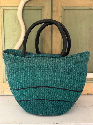 SanDahlia tassen Mand ovaal petrol Mand ovaal petrol