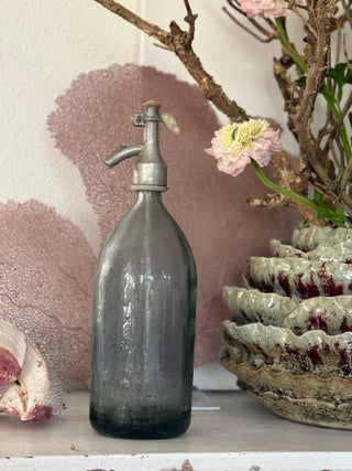 SanDahlia Vazen & Flessen Vintage Spuitfles grijs blauw