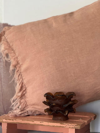 SanDahlia Kussens Sierkussen Vintage Linen Quirine nude Sierkussen bohemian natuur goround