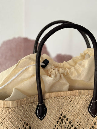 SanDahlia mand Boodschappenmand natuur bloemen