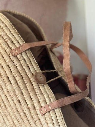 SanDahlia mand Boodschappenmand / Strandtas beige