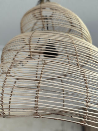 SanDahlia hanglamp Hanglamp bamboo schelp