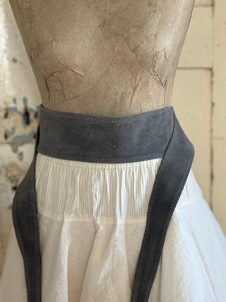 SanDahlia Riem Stijlvolle Wikkelriem van suede grijs