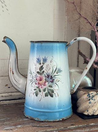 SanDahlia emaille Oude franse emaille kan