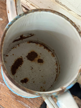 SanDahlia emaille Oude franse emaille kan