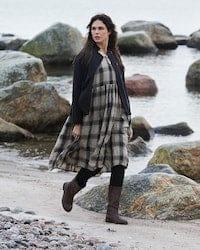 SanDahlia Kleider Ewa i Walla Jurk Vanja Checked Crepe 55774 AW22 Original