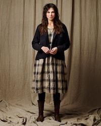 SanDahlia Kleider Ewa i Walla Jurk Vanja Checked Crepe 55774 AW22 Original