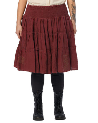 SanDahlia Röcke One Size Ewa i Walla Rok Linen 22125 AW21 Antracit