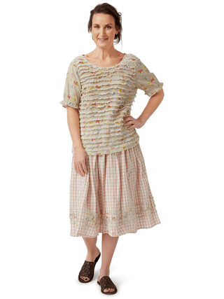 SanDahlia Shirts & Tops Ewa i Walla Blouse Voile 44817 SS22 Yellow Flower