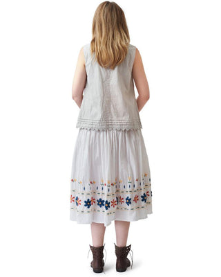 SanDahlia Röcke One Size Ewa i Walla Rok Cotton 22135 SS22  Light Blue