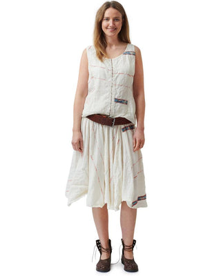 SanDahlia Röcke One Size Ewa i Walla Rok Linen Patch 22143 SS22 Original